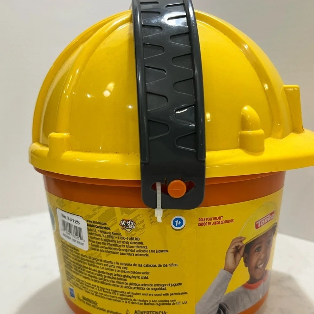 Tonka Mighty Builders Yellow Hard Hat Bucket Set